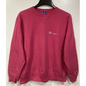 VTG Champion Reverse Weave Crewneck Sweatshirt Pink Made in USA Women's‎ XL